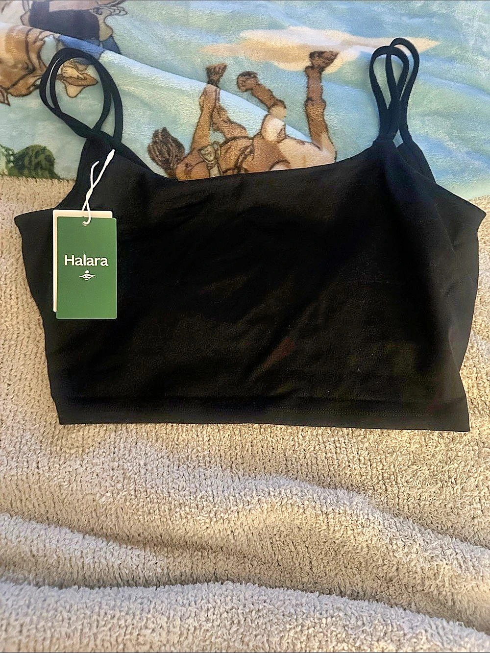 Halara UltraSculpt™ Double Straps Twisted Backless Cropped Yoga Tank Top. XL NWT